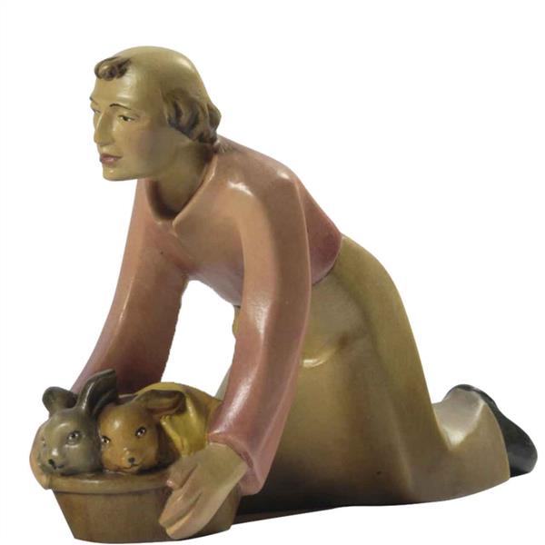 Hirte mit Hasen Leo-Krippe Hirte mit Hasen Leo-Krippe