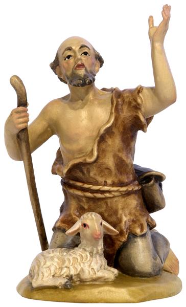 Hirte kniend mit Lamm Hirte kniend mit Lamm