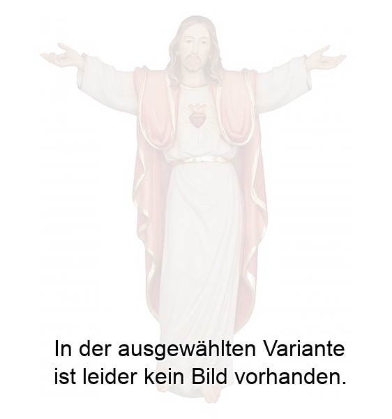 Herz Jesus Statue hängend - Holzstatue Herz Jesus Statue hängend - Holzstatue