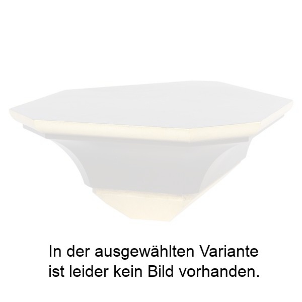 Eckkonsole F.H., Mehrfach gebeizt, 22x19 cm