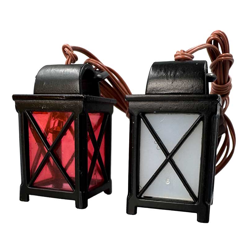 LED-Laterne aus Zinn