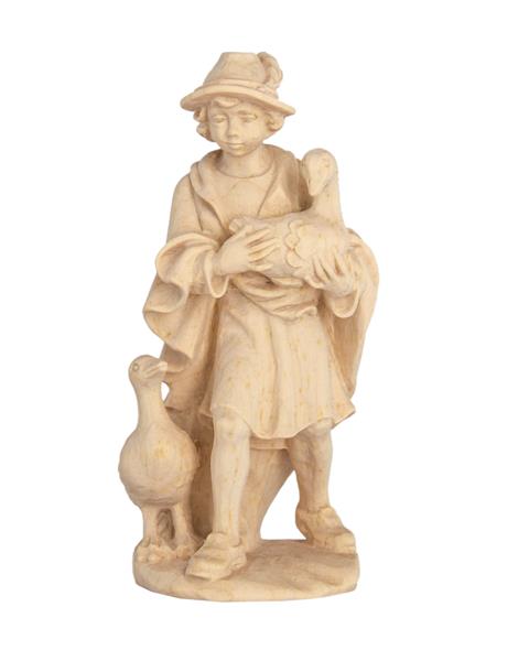 Bub mit Enten mit Sockel Bub mit Enten mit Sockel