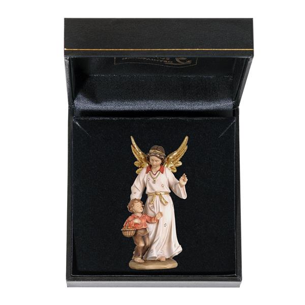 Schutzengel mit Bub mit Etui Schutzengel mit Bub mit Etui