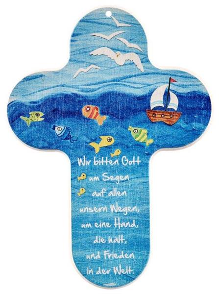 Kinderkreuz 'Wir bitten Gott'