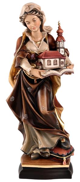 Hl. Adelheid mit Buch und Kirche