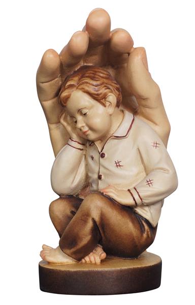 Schützende Hand Bub Schützende Hand Bub