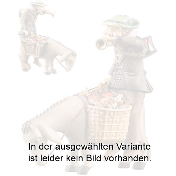 Der Spielzeughausierer mit Esel