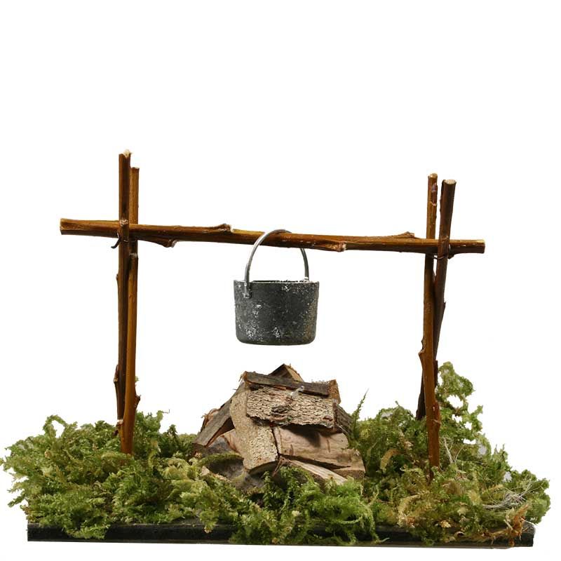 Hirtenfeuer flach mit Ruhelicht Hirtenfeuer flach mit Ruhelicht