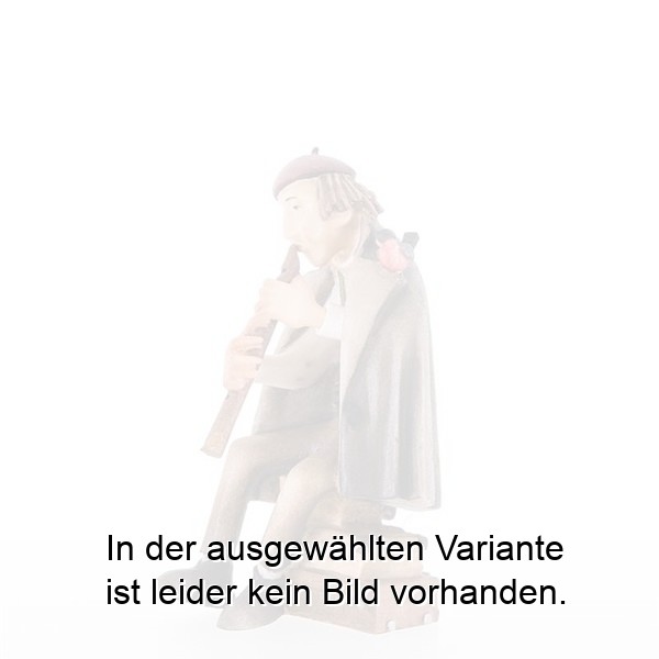 Reisender mit Blockflöte