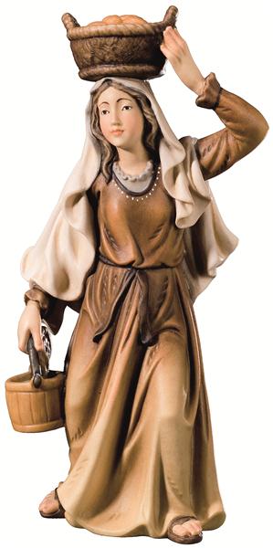 Frau mit Korb Frau mit Korb