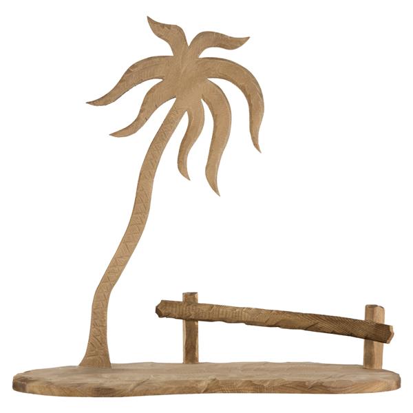 Bodenplatte mit Palme für Flucht nach Ägypten