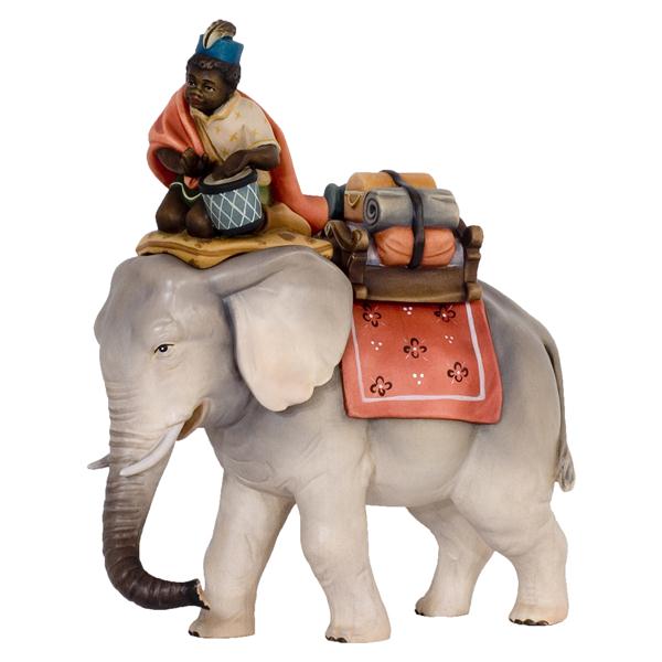 Elefant mit Reiter und Gepäck Elefant mit Reiter und Gepäck