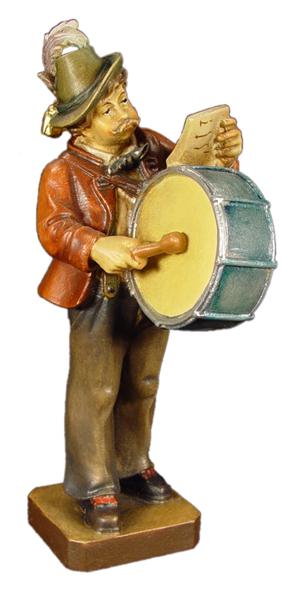 Musikant mit Pauke in Linde Musikant mit Pauke in Linde