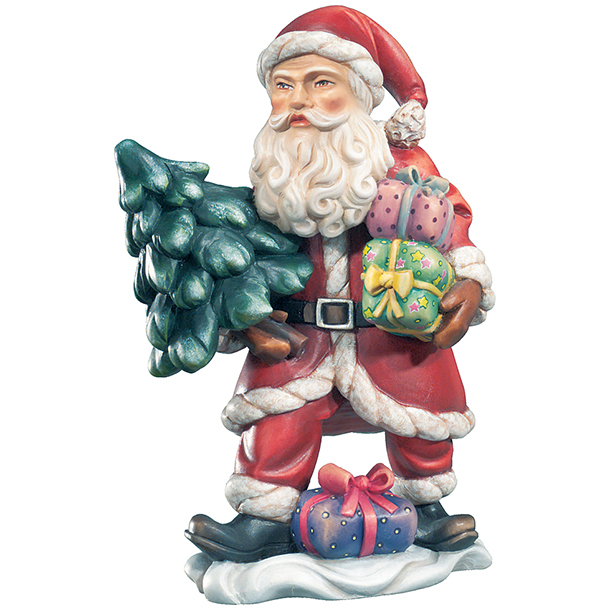 Weihnachtsmann mit Baum Weihnachtsmann mit Baum
