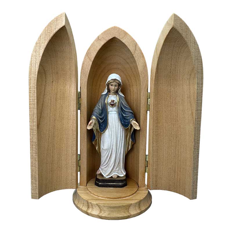 Herz Maria in Nische