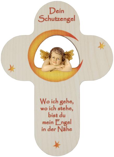 Kinderkreuz mit Engel und Schutzgebet Kinderkreuz mit Engel und Schutzgebet