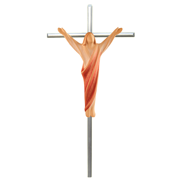 Auferstehungs Christus auf Edelstahl Auferstehungs Christus auf Edelstahl