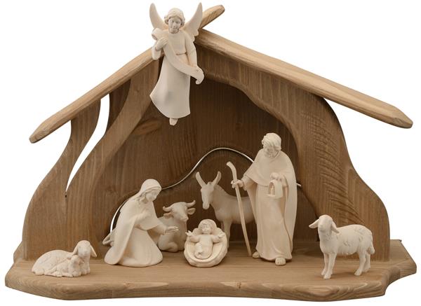 LI Set 8 Figuren + Familienstall Licht LI Set 8 Figuren + Familienstall Licht