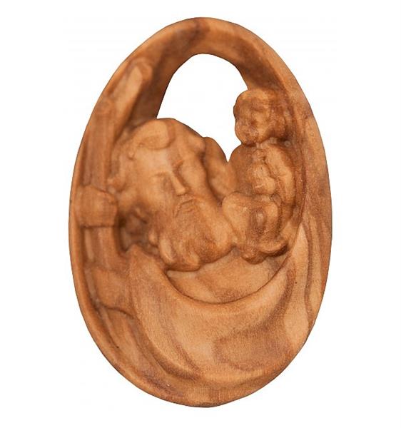 Handschmeichler Hl. Christophorus Olivenholz Handschmeichler Hl. Christophorus Olivenholz