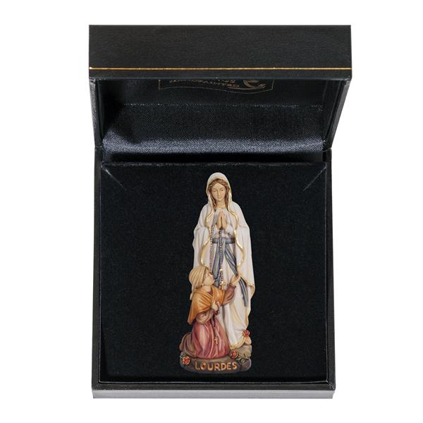 Madonna Lourdes mit Bernadette mit Etui Madonna Lourdes mit Bernadette mit Etui