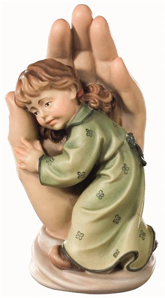 Schützende Hand-Mädchen Schützende Hand-Mädchen