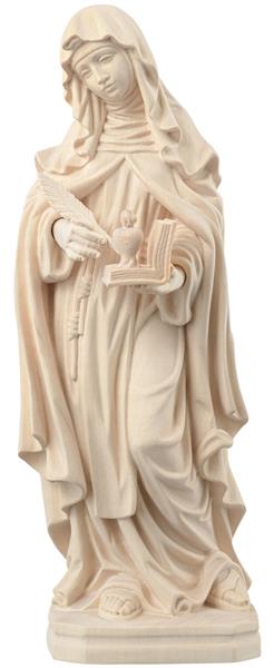 Hl. Gertrud die Große mit Feder, Buch und Herz Hl. Gertrud die Große mit Feder, Buch und Herz