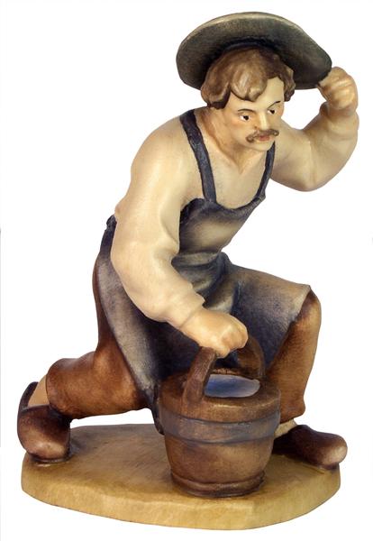 Hirte mit Eimer