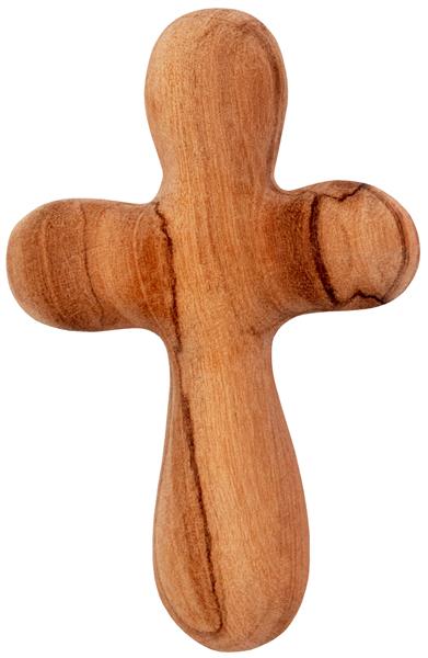Handschmeichler Kreuz Olivenholz - Dein Begleiter