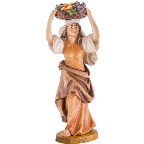 Frau mit Obstkorb Frau mit Obstkorb