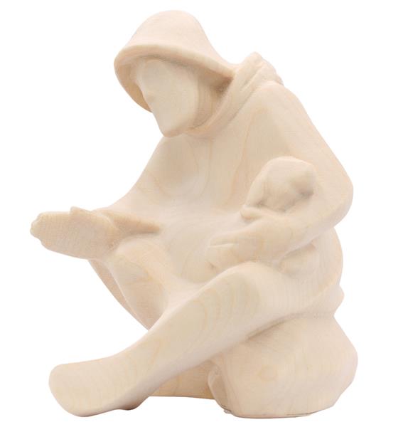 Hirte sitzend mit Lamm Hirte sitzend mit Lamm