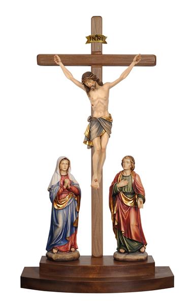 Kreuzigungsgruppe Siena auf Stehbalken