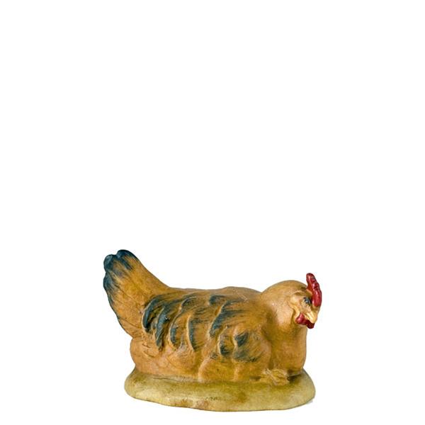 Henne liegend Henne liegend