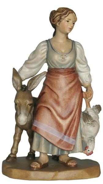Frau mit Esel Frau mit Esel