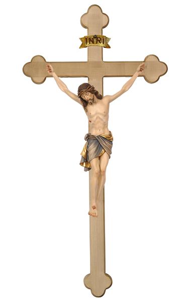 Christus Siena auf Balken Barock hell