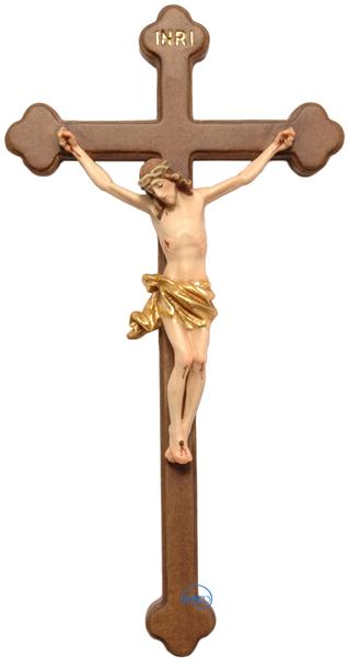 Kleeblattkruzifix - in einem Stück geschnitzt Kleeblattkruzifix - in einem Stück geschnitzt