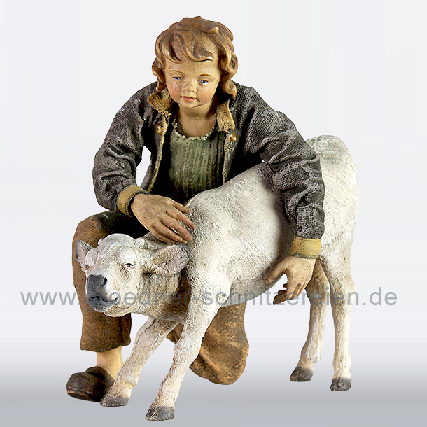 Hirtenjunge mit Kalb Rustika Hirtenjunge mit Kalb Rustika