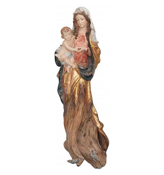 Bergmadonna Wurzelschnitzerei Bergmadonna Wurzelschnitzerei