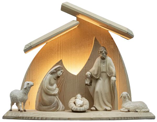 LED Fam.Stall Altea+Hl.Familie Rudolf und 2 Schafe LED Fam.Stall Altea+Hl.Familie Rudolf und 2 Schafe