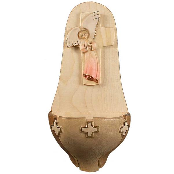 Weihwasserkessel mit Schutzengelkreuz Weihwasserkessel mit Schutzengelkreuz