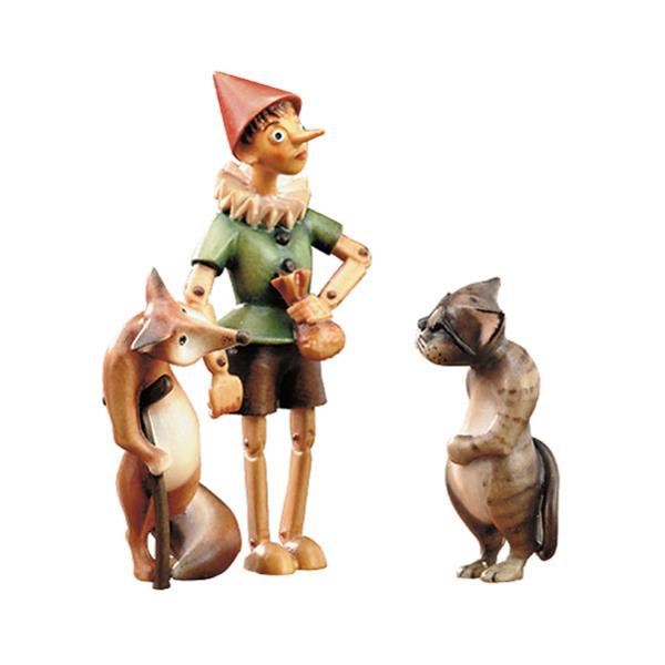 Pinocchio mit Fuchs & Katze