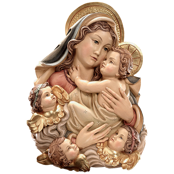 Madonna Brustbild mit Engel Madonna Brustbild mit Engel