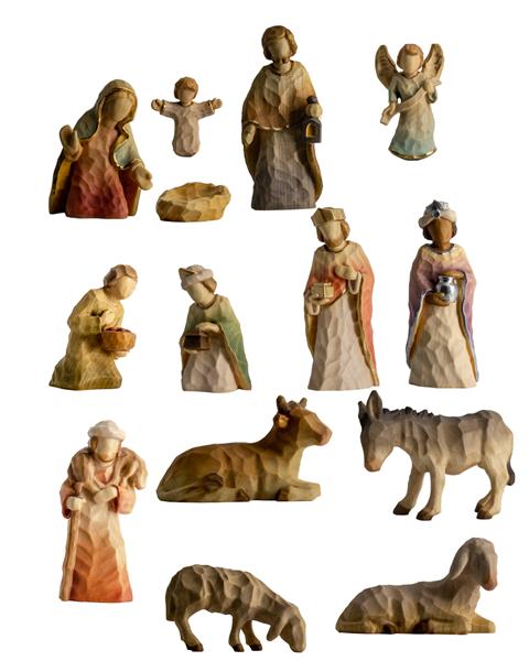 ANNA Krippe 14 Figuren ANNA Krippe 14 Figuren