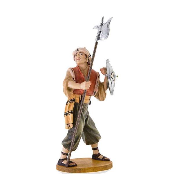 Soldat mit Hellebarde und Schild Soldat mit Hellebarde und Schild