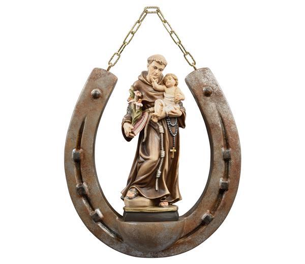 Hufeisen mit Hl. Antonius mit Brot