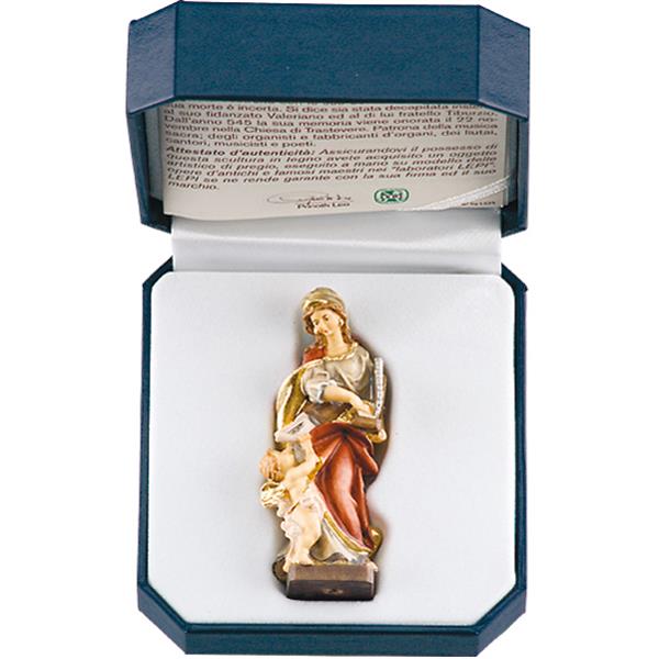 Hl. Cäcilia mit Etui Hl. Cäcilia mit Etui