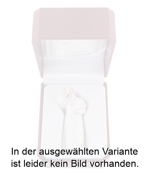Papst Franziskus mit Etui Papst Franziskus mit Etui