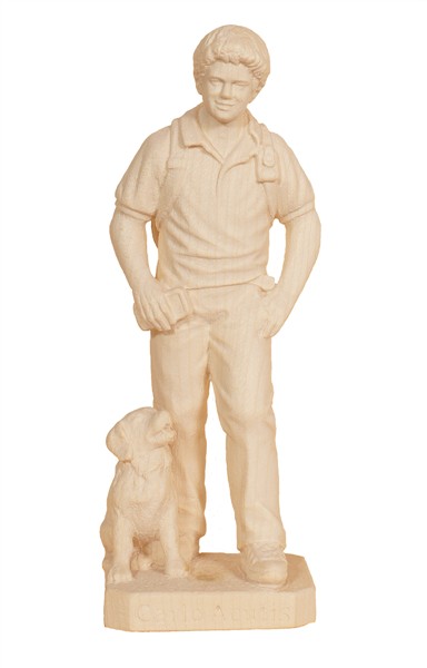Hl. Carlo Acutis mit Hund Hl. Carlo Acutis mit Hund