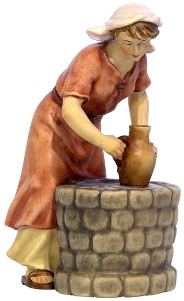 Wasserträgerin am Brunnen