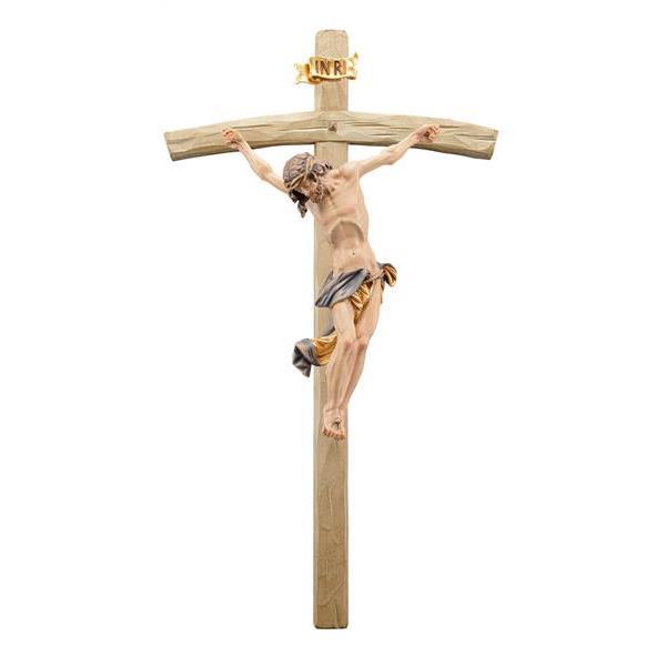 Christus barock mit gebogenem Kreuz Tuch Christus barock mit gebogenem Kreuz Tuch