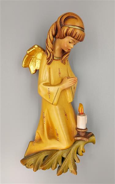 Reliefengel mit Kerze